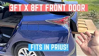 Transporting an 8FT Front Door in a Toyota Prius?!