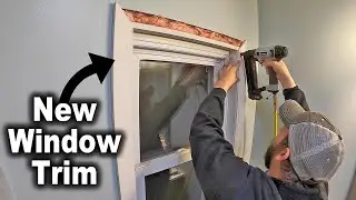 How to Trim an Interior Window | Casing and Sill