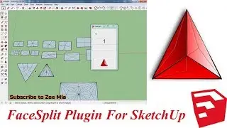 FaceSplit Plugin For Sketchup