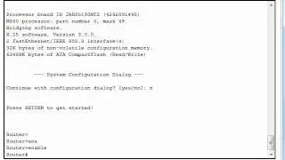 Reset Password for Cisco Router