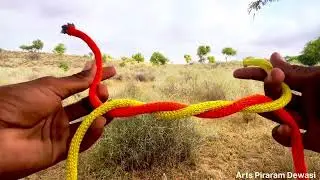 Simple, How to Tie Two ropes Together! @ArtsPiraramDewasi
