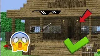 Minecraft : deserted PT 2 // Intruder !!!! Our house is looking good