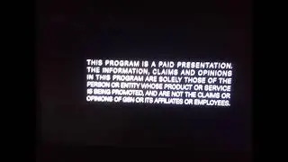 This Program Is A Paid Presentation