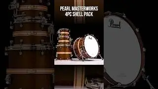 Used Pearl Masterworks 4pc Shell Pack - In Stock Now at CymbalFusion.com #pearldrums #drums