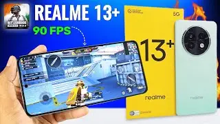 Realme 13 Plus 5G Bgmi Pubg Test | realme 13 plus Bgmi gaming battery test | Bgmi graphics settings