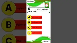 2nd puc computer science mcq questions part 51 #shorts