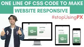 One Line of Code to make Website Responsive | CSS Units | CSS Master Series in Hindi in 2020