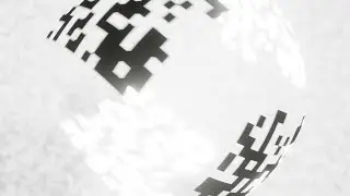 Black and White GLOBE Background Loop 🌎 No Copyright Background | Video 4K Video (Ultra HD)