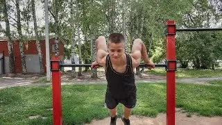 Officer output with power on the bar. Street Workout 5