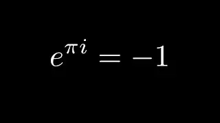 e to the pi i, a nontraditional take (old version)