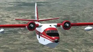 Landing the Grumman G-64 Albatross at Glendale Municipal Airport in FSX