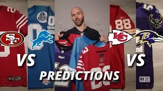 Using Jerseys To Predict the 2024 NFL Championship Round Playoffs