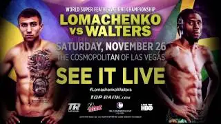 Vasyl Lomachenko vs Nicholas Walters | WBO Jr Lightweight Title | November 26th