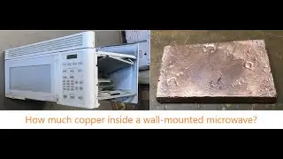 How much copper inside a wall mounted microwave?