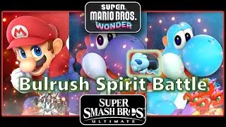 SSBU Bulrush Spirit Battle | Mario Vs Yoshi | Super Mario Bros. Wonder