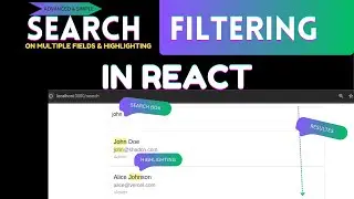 Advanced Search Filtering with Highlighted Matches in React | Multi-Field Search Guide 