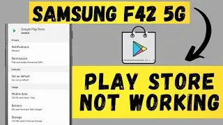 Samsung f42 5g Play store not working | samsung play store not downloading app problem