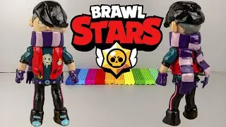 Эдгар Бравлс Старс из пластилина Brawl Stars Edgar