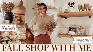 FALL SHOP WITH ME 2023 at MICHAELS AND KIRKLANDS | COZY FALL DECOR HAUL