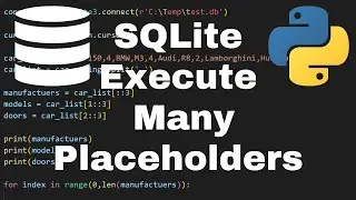 How to use ExecuteMany in SQLite Python - Python SQLite Tutorial