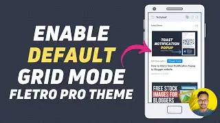 How to set default Grid Mode in Fletro Pro Theme