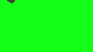 Wall explode green screen