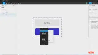 How to Create a Button with A Hover Functionality | Figma Tutorial