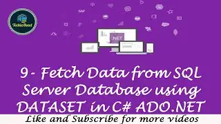 9- Fetch Data from SQL Server Database using DATASET in C# ADO.NET (Hindi/Urdu)