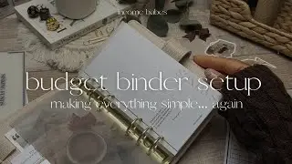 SIMPLE SEPTEMBER Budget Binder SetUp *new cash envelopes + savings trackers* HAPPY MAIL