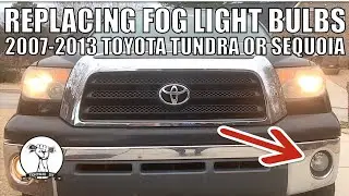 How To Replace a Fog Light Bulb - 07-13 Toyota Tundra or Sequoia - Upgrade Fog Lights