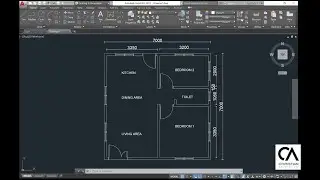 Drawing a Simple Floor Plan in Autocad