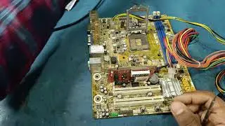 HCL h61 motherboard no display problem fixed &test which cpu support #trctech