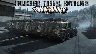 How To Open Northeast Tunnel Phase 6 Update New Map Snowrunner Yellowrock National Forest Gameplay