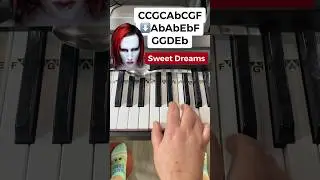 😴 Sweet Dreams Piano Tutorial #pianotutorial