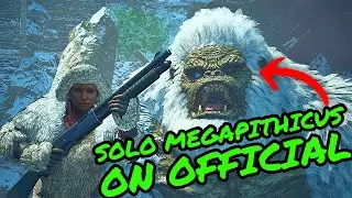 SOLO ALPHA MEGAPITHICUS ON OFFICIAL! How to Beat Megapithicus on Ark Survival Ascended!