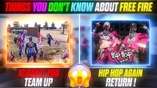 Garena New Rule Team Up And Id Banned😐 HIP HOP Return Again😍🔥 || Garena Free Fire