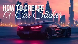 How to create Car Sticker in Adobe illustrator | Free Tutorial | Beginners