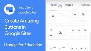 Create amazing buttons in Google Sites