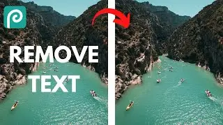 Remove Text From Image - Photopea Tutorial