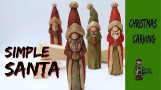 Woodcarving How To : Carve  Bob's Simple Santa from a Block of Wood