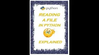 Basic Python Tutorial || Reading a text file (Hindi) || CODE  MANIA