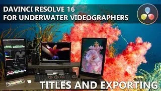 Da Vinci Resolve for Underwater Videographers - Titles and Exporting