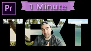 How to place a VIDEO inside TEXT In Adobe Premiere Pro CC Tutorial🇪🇸🇬🇧