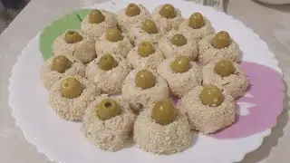 Рыбные шарики из консервы👌. Холодная закуска👍💯