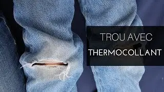 👖Comment réparer un TROU dans un pantalon avec du THERMOCOLLANT?