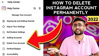 How to Permanently DELETE Instagram Account | Easy one click method | Hindi 2022