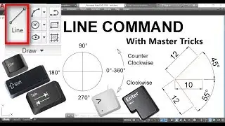 AutoCAD Line Command With Master Tricks in Hindi