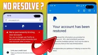 How to solve Paypal permanent limited - Account permanent limitation removed - Tagalog Tutorial