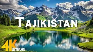 FLYING OVER TAJIKISTAN (4K UHD) - Amazing Beautiful Nature Scenery With Inspiring Cinematic Music