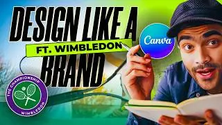 Make the Iconic Wimbledon Logo in Canva | Design Like A Brand | Episode 2